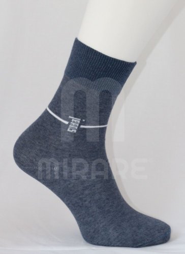 Dámské bavlněné ponožky JEANS - Barva: Bílá, Velikost: 39-41