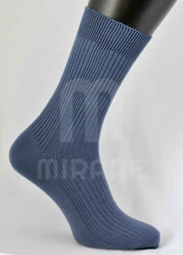 Pánské ponožky 100% bavlna - Barva: Modrošedá / JEANS, Velikost: 42